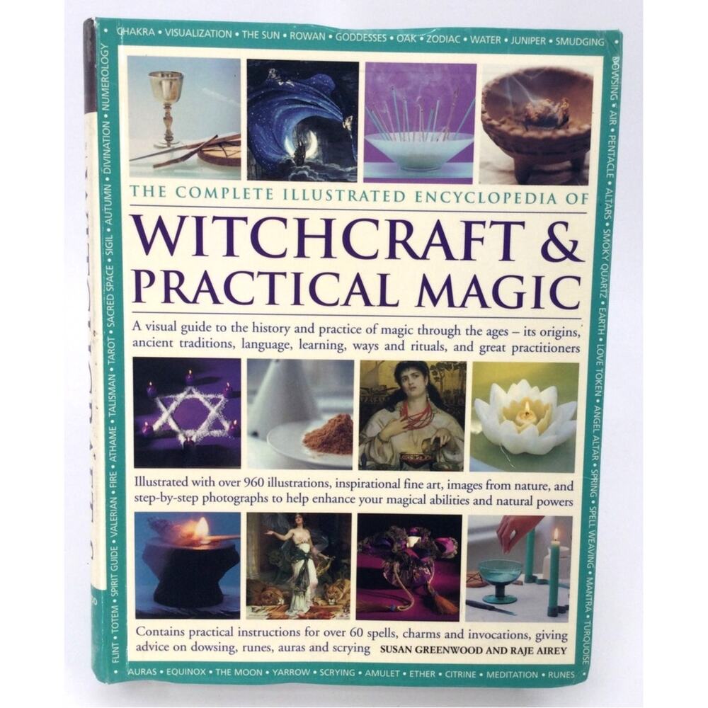 Witchcraft & Practical Magic Illustrated Encyclopedia Greenwood Airey Book
